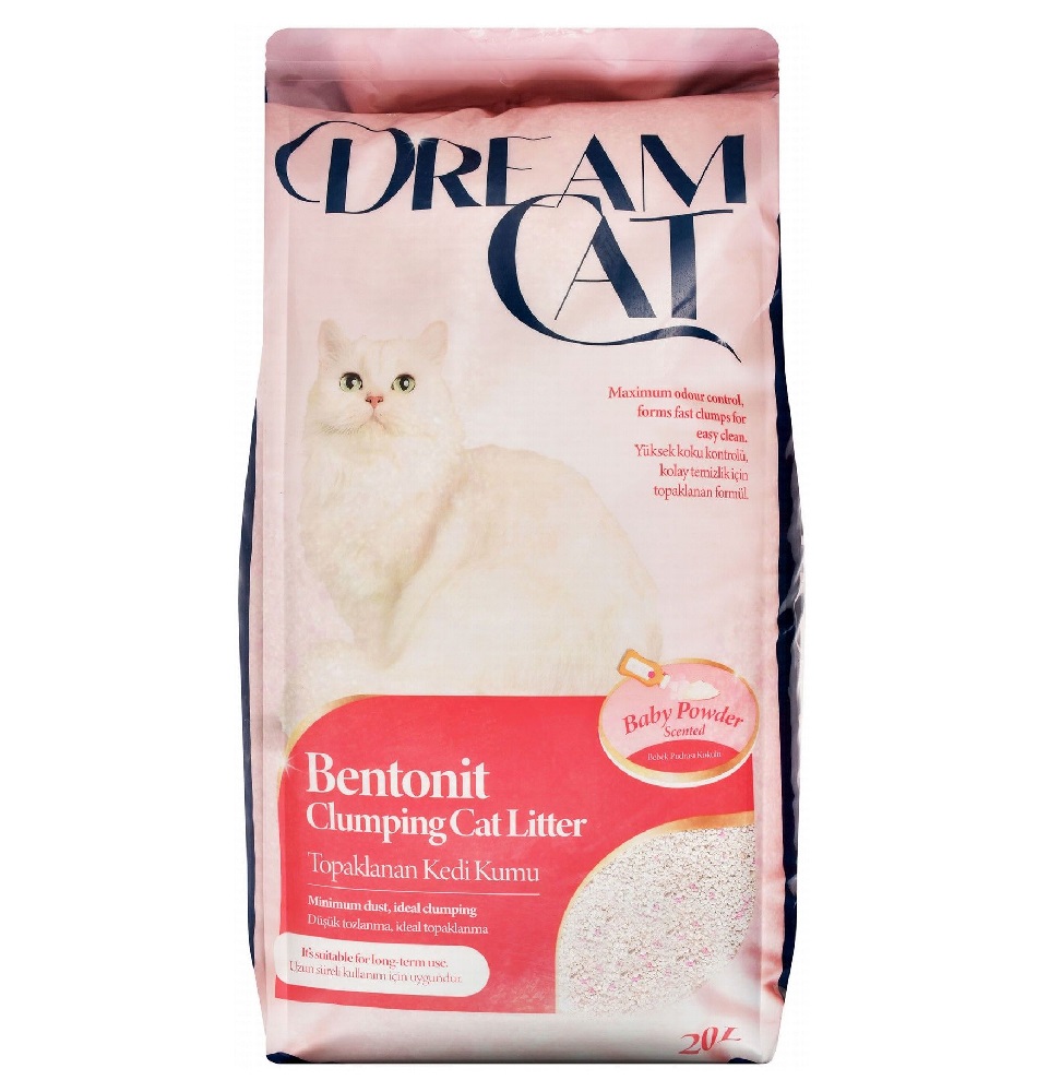 Dream Cat Bentonite Clumping Cat Litter Aloe Vera Scent 5 L - Cát vệ sinh cho mèo giá rẻ