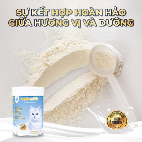 Sữa Bột Thượng Hạng Chó Mèo MASTERCARE Bổ Sung Dinh Dưỡng Cho Chó Mèo Con Tiêu Hoá Kém 400gr